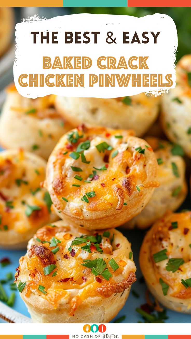 These Baked Crack Chicken Pinwheels are packed with creamy cheese, savory chicken, and crispy bacon all wrapped in flaky crescent rolls. Perfect for parties or family snacks! Try this easy and delicious recipe now. Pin it for later! Cranberry Chicken Roll Ups, Creamy Chicken Cranberry Pecan Pinwheels, Party Appetizers Pinwheels, Crescent Roll Recipes Appetizers Chicken, Pinwheel Appetizers Baked Crescent Rolls, Recipe For Pinwheels, Chicken Bacon Ranch Pinwheels Roll Ups, Chicken Pinwheels Baked, Chicken Taco Pinwheels Tortilla Rolls