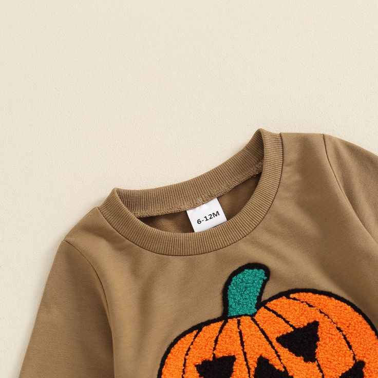 Includes: Top & PantsMaterial: Cotton BlendGender: Boys & GirlsPattern: PumpkinSleeve Length: LongSummary: Baby Toddler Long Sleeve Embroidered Pumpkin Jack-o-Lantern Top with Pants 2 Piece Fall Halloween Outfit Fall Cotton Sets With Short Sleeves, Cotton Long Sleeve Top With Appliques, Casual Embroidered Sets For Fall, Embroidered Long Sleeve Sets For Fall, Embroidered Cotton Sets For Fall, Embroidered Pumpkin, Top With Pants, Pumpkin Outfit, Newborn Gown