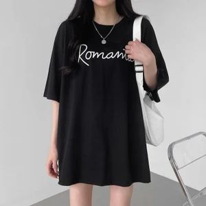 Womens Romantic Casual Soft Cotton Half Sleeve Long Round T - Etsy Bosnia and Herzegovina Korean Casual Outfits, Half Sleeve Shirts, Easy Trendy Outfits, Teenage Fashion Outfits, Half Sleeve, Bosnia And Herzegovina, Half Sleeves, Tshirt Dress, Trendy Outfits