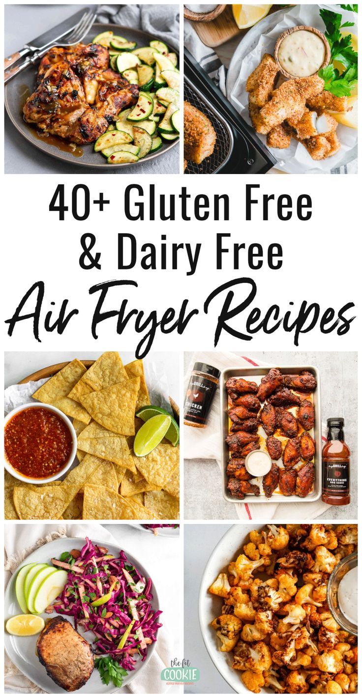 the top ten gluten free and dairy free air fryer recipes for dinner