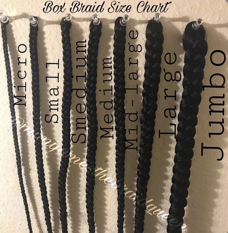 Braids Size Chart, Box Braids Size Chart, Braid Sizes, Box Braids Sizes, Hair Braid Patterns, Parting Hair, Braiding Your Own Hair, Braided Hairstyles For Black Women Cornrows, Hair Braider