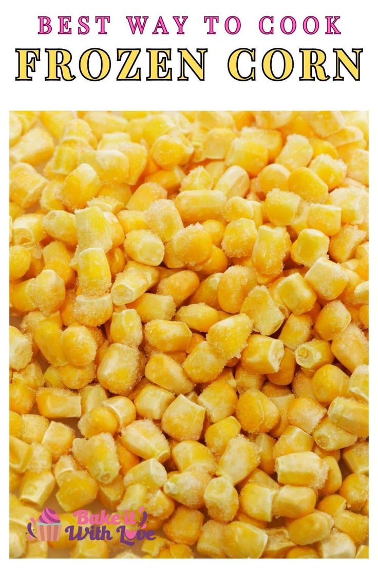 the best way to cook frozen corn