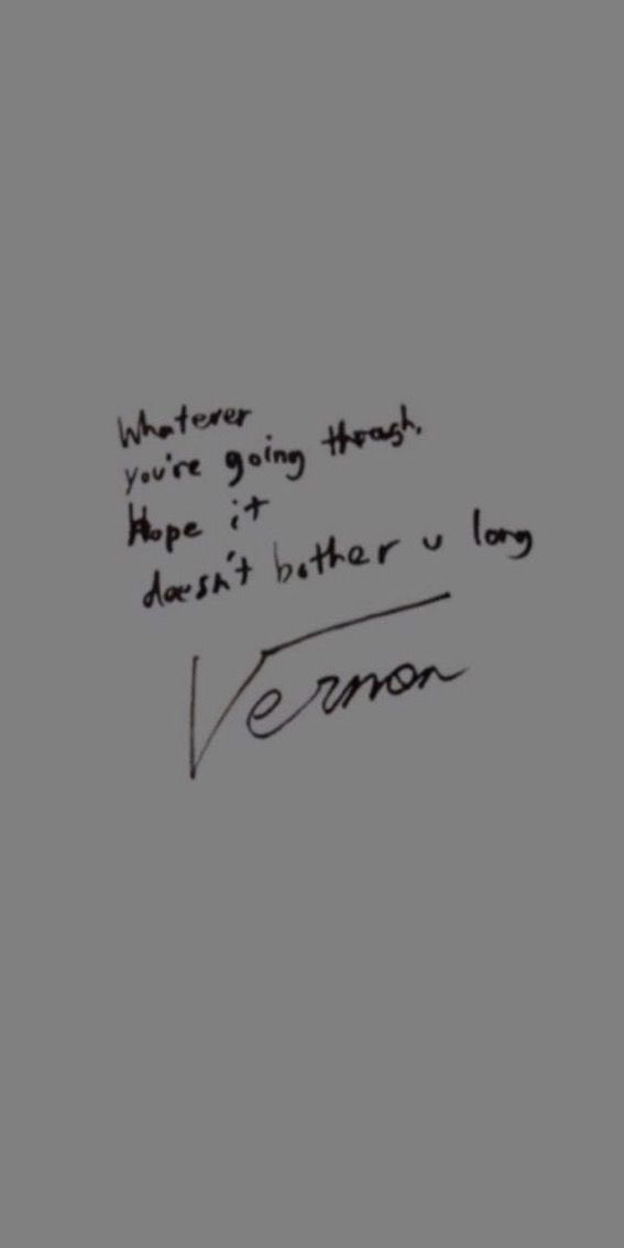 a handwritten note with the words,'whatever is going through hope if it doesn't better u lay down