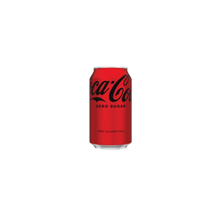 a can of coca cola on a white background