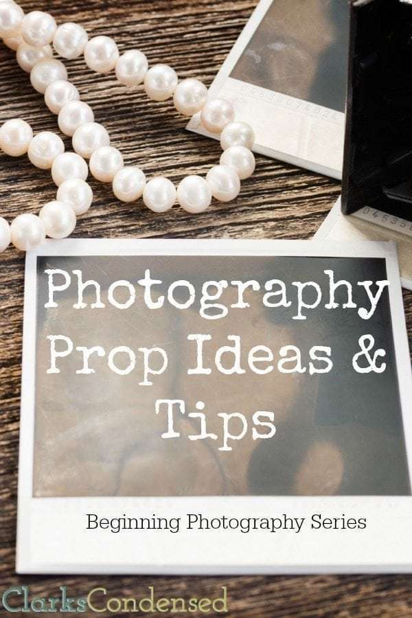 a photograph and some pearls on a table with the words photography prop ideas & tips