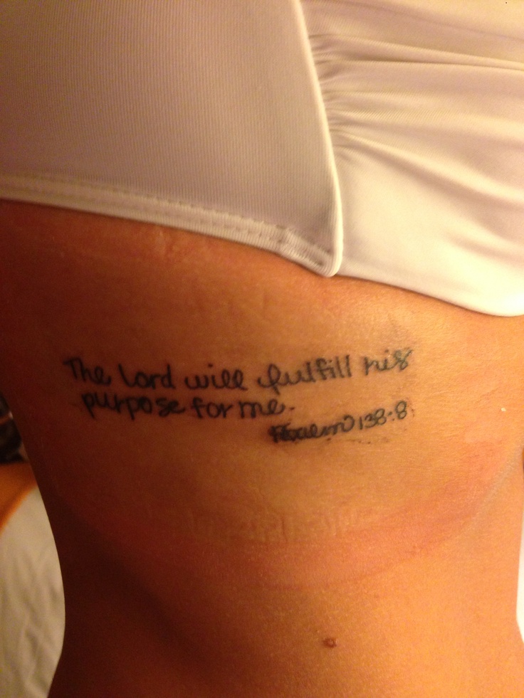 a woman with a tattoo on her stomach that says, you will not be happy