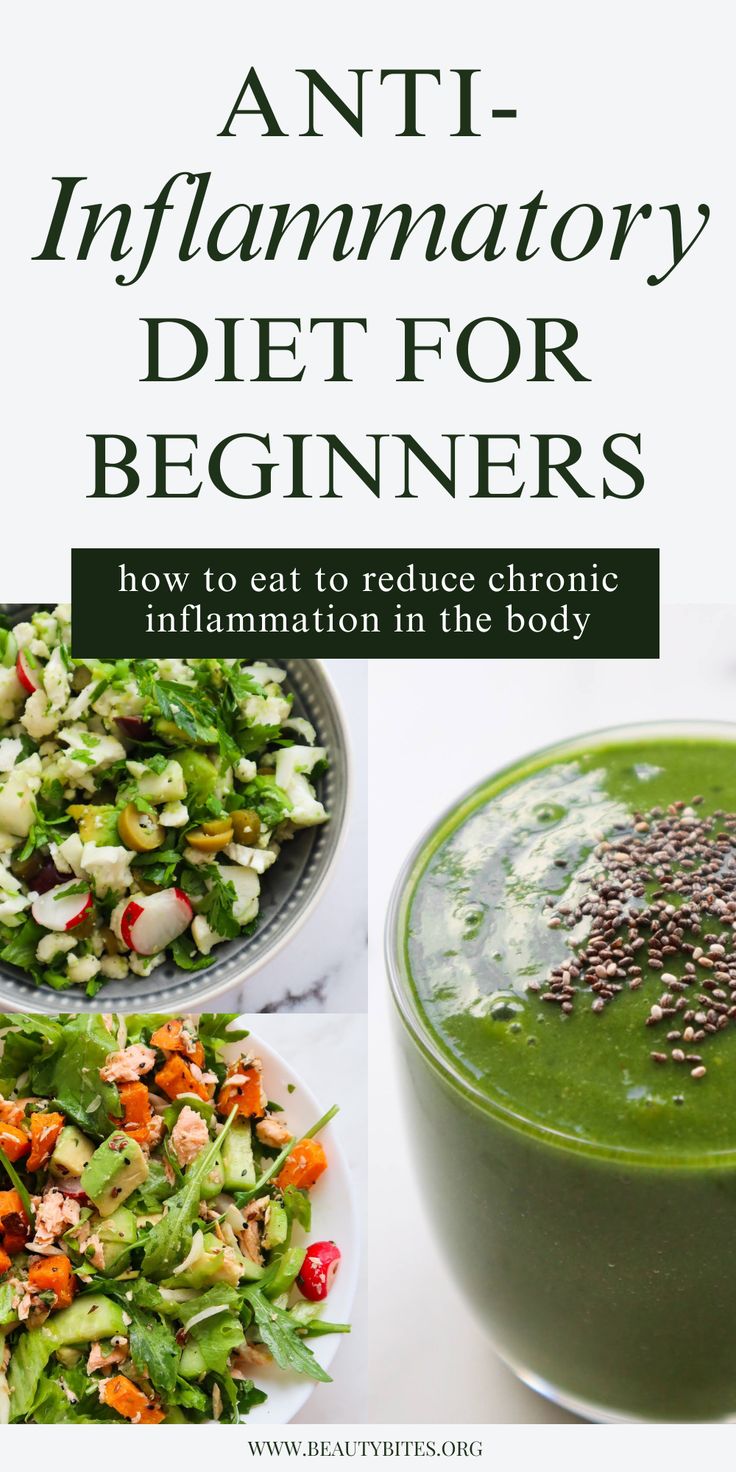 Lose weight, improve your health, and reduce pain by learning how to eat to reduce inflammation in the body. These healthy eating tips for beginners will help you get started with the anti-inflammatory diet in order to heal and feel your best. Anti-Inflammatory Foods | Foods That Cause Inflammation Inflammation Diet Recipes, Eat Natural, Inflammation Foods, Food That Causes Inflammation, Anti Inflammation Recipes, Inflammation Diet, Inflammatory Diet, Diet For Beginners, Anti Inflammation