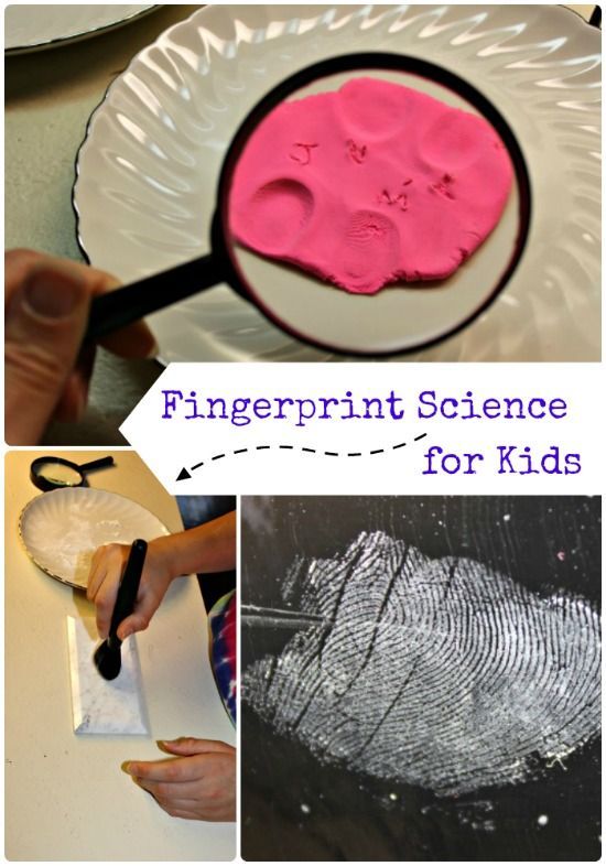 fingerprint science for kids is an easy way to learn how to make fingerprints