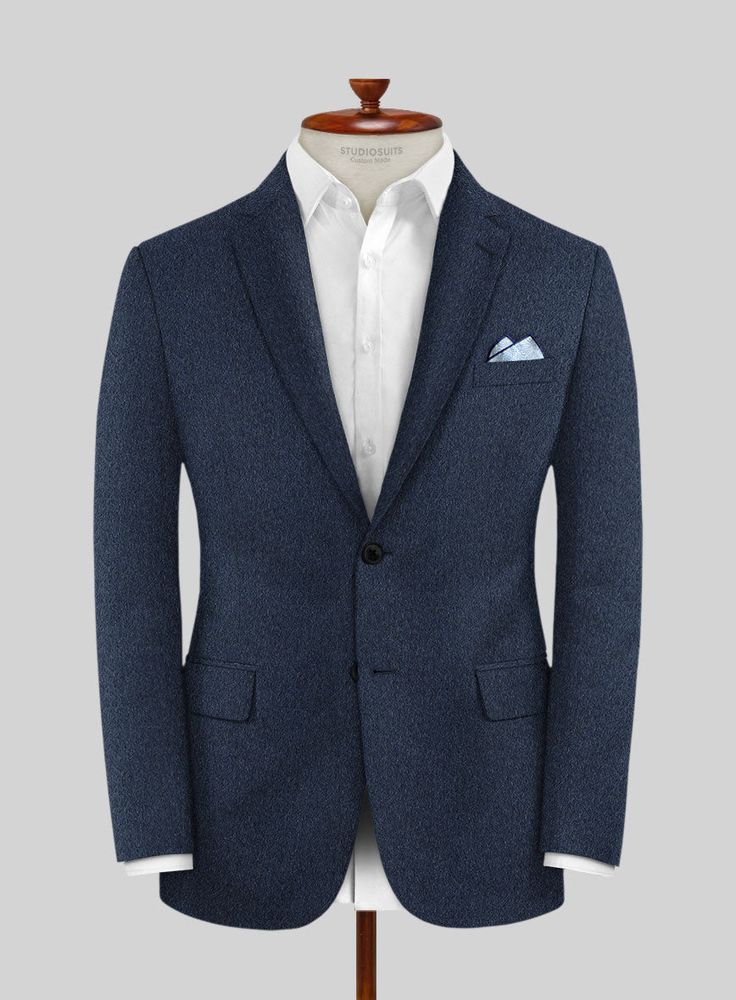 Take your business casual ensemble to new heights with our Royal Blue Cashmere Jacket. Made from the finest cashmere fabric, this jacket features a striking royal blue shade and a solid pattern, rendering it perfect for a multitude of occasions. Its refined design ensures a remarkable presence in any season or event, making sure you're the focal point.  About Cashmere Collection: Discover luxury redefined with our Cashmere Collection. Sourced from the remote Himalayan regions, each piece epitomi Blue Slim Fit Blazer, Tailored Royal Blue Blazer With Suit Collar, Tailored Blue Outerwear In Suiting Fabric, Tailored Blue Suiting Fabric Outerwear, Notch Lapel Blue Suit For Winter, Blue Notch Lapel Suit For Winter, Royal Blue Notch Lapel Blazer For Tailoring, Blue Notch Lapel Blazer In Suiting Fabric, Blue Notch Lapel Blazer