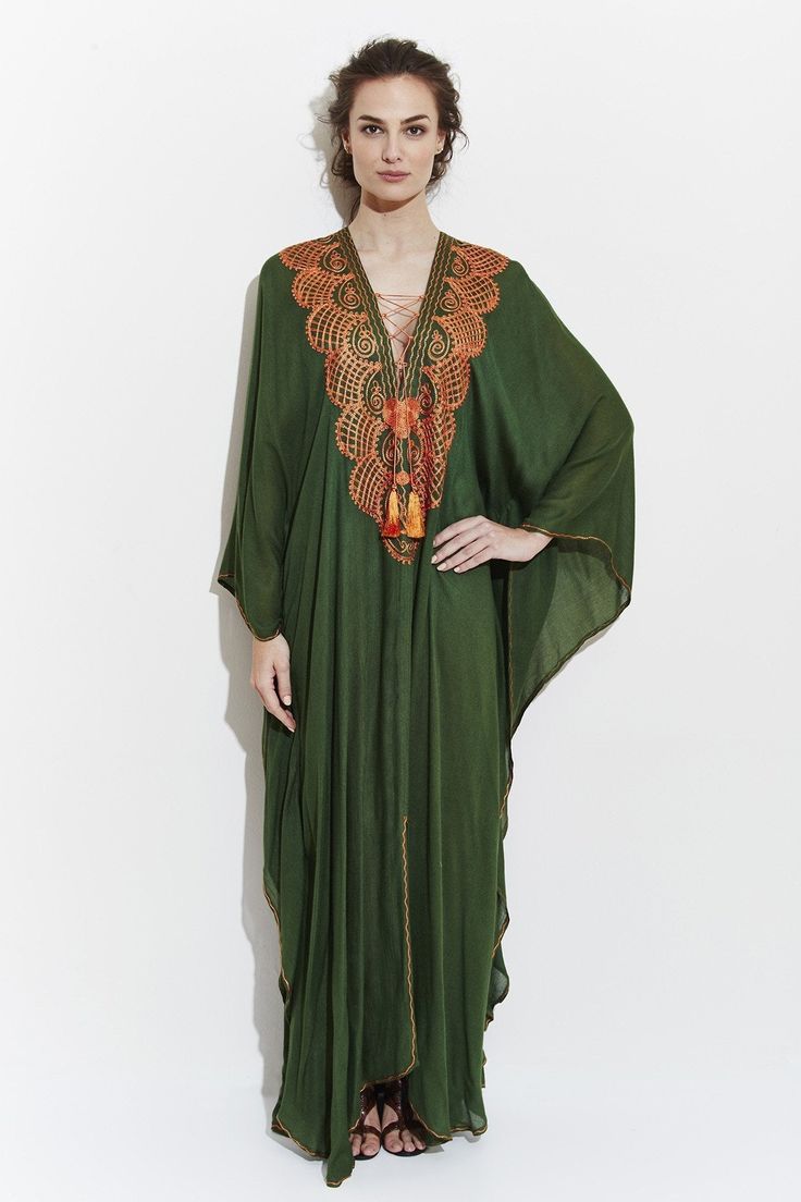 El Fenn is an authentic Moroccan kaftan. It is great to wear as a swim cover up, from morning until nighttime making a very elegant statement. This vibrant kaftan is ultra soft, made from the finest Egyptian cotton. 100% Cotton Natural Dyes One Size Dry Clean Handmade in Morocco MAISON DU CAFTAN El Fenn, Raffia Crochet, Moroccan Clothing, Goddess Gown, Moroccan Kaftan, Kaftan Maxi Dress, Long Kaftan, Silk Ikat, One Clothing