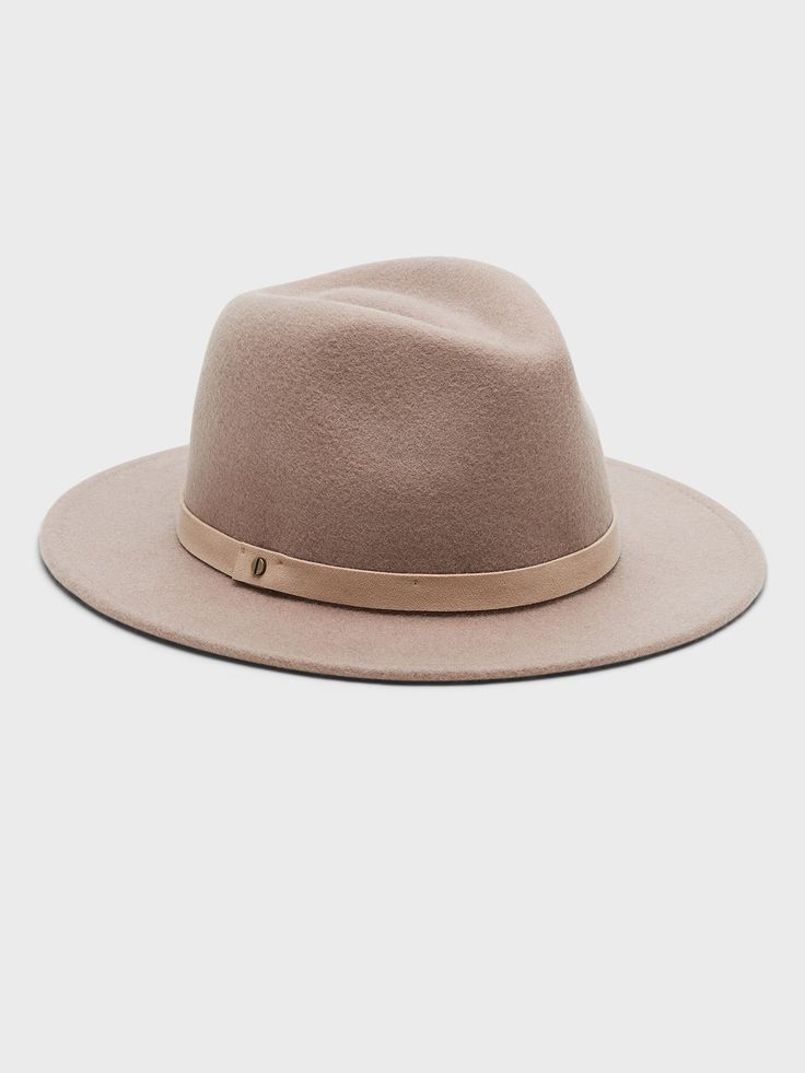 Wool Felt Fedora | Banana Republic Fall Fedora Fur Felt Hat, Fur Felt Fedora For Fall, Fall Fur Felt Fedora Hat, Classic Felt Hat For Everyday Fall Wear, Classic Felt Hat For Fall, Elegant Solid Fedora For Everyday Wear, Fall Fur Felt Brimmed Fedora, Fur Felt Hat With Short Brim For Fall, Fall Fur Felt Hat With Short Brim