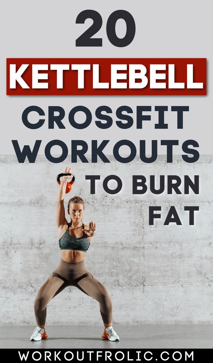 A fine list of 20 kettlebell crossfit workouts to try out at home or at the gym. #crossfitworkouts #crossfit #kettlebellworkout Beginner Crossfit, Crossfit Workouts For Beginners, Kettlebell Hiit, Emom Workout, Dumbbell Workout At Home, Cardio Barre, Crossfit Workouts At Home, Toning Workout, Crossfit At Home