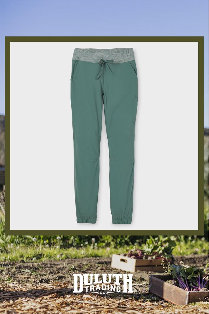 Keep your lady business strictly casual, in cool-to-the-touch joggers that fight stink and sweat with embedded microscopic jade. Green Athleisure Sweatpants For Outdoor, Sporty Green Joggers For Outdoor Activities, Green Sweatpants With Elastic Waistband For Outdoor, Sporty Green Joggers For Fall, Fitted Green Sporty Joggers, Green Casual Fitted Joggers, Green Relaxed Fit Cargo Pants, Green Joggers For Jogging, Green Joggers For Spring Jogging