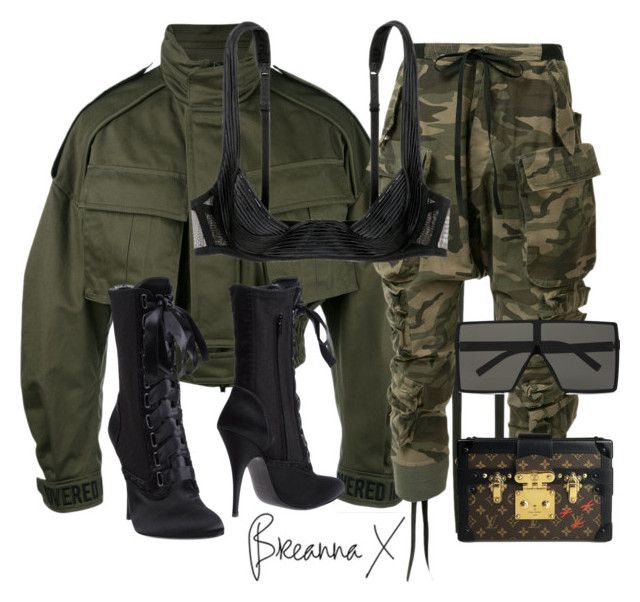 "Untitled #3437" by breannamules ❤ liked on Polyvore featuring Juun.j, Giuseppe Zanotti, Unravel, La Perla, Yves Saint Laurent and Louis Vuitton Juun J, Camo Outfits, Pastel Outfit, Cute Swag Outfits, Teenage Fashion Outfits, Edgy Outfits, Mode Vintage, Swag Outfits, Stage Outfits