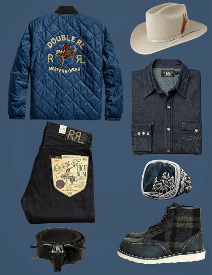 Bsd Style, Denim And Boots, Double Rl, Demin Jacket, Fitness Plans, American Jeans, Western Outfit, Heritage Fashion, Outfit Posts