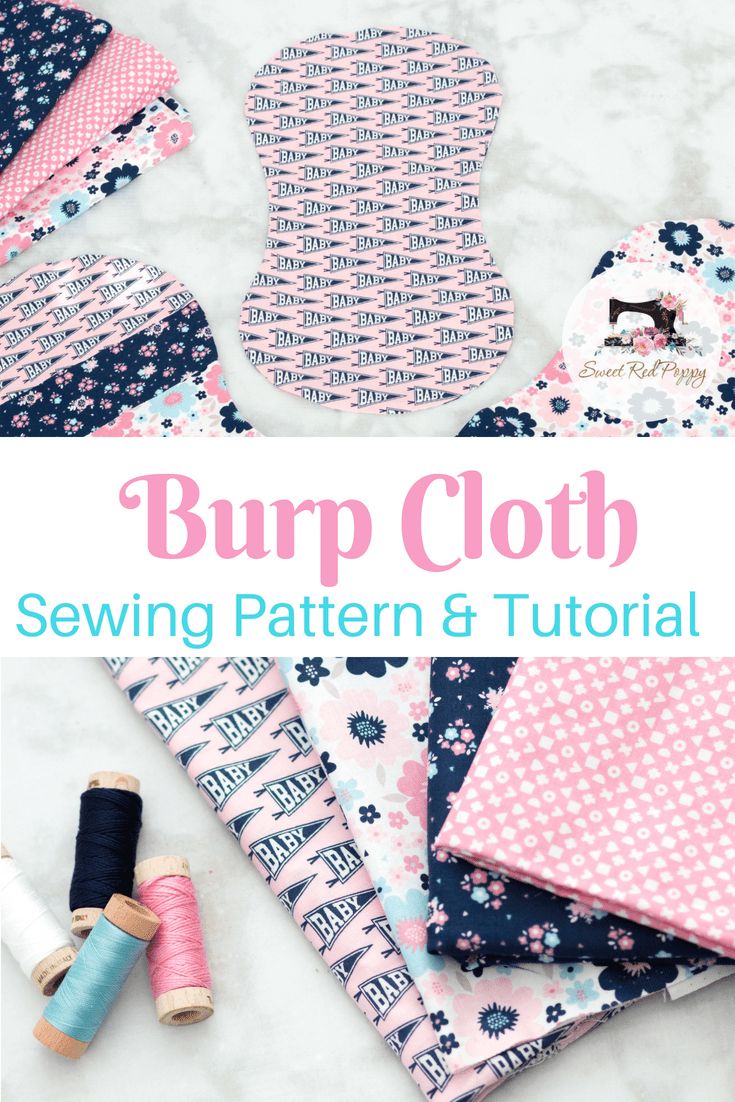 some sewing supplies are laying out on the table with text overlay that says bump cloth sewing pattern and tutorial