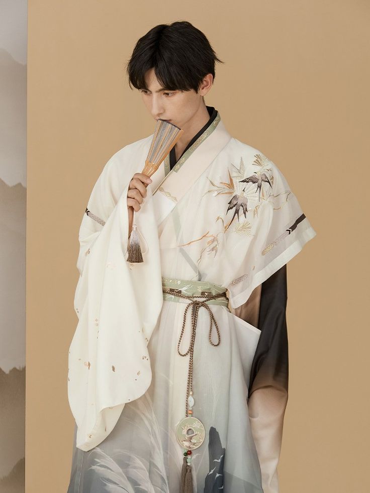 Traditional Chinese Male Outfit, Japanese Yukata Male, Chinese Clothes Traditional, Traditional Chinese Clothing Male, Yukata Male, Chinese Hanfu Male, Hanbok Male, Male Hanfu, Mode Harajuku