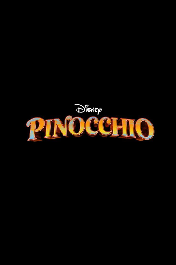 the title for pinocchioo from disney's animated movie, which is being released