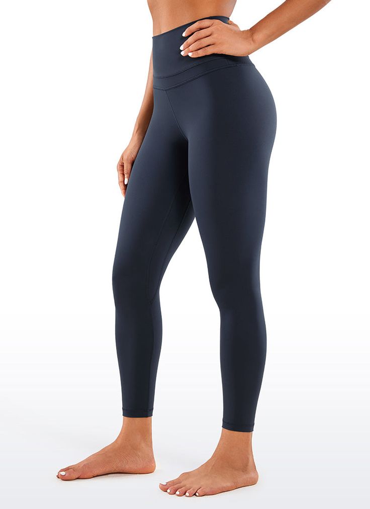 Powered by Nakedfeel material, these leggings are really buttery soft, slick smooth and cool to touch. These super-comfortable, lightweight leggings are the second skin you'll want to live in. Seamless waistband with enough support ensures you to enjoy the freedom of fitness. Feature & Fitting: 
 Nakedfeel collection 
 Design for hot yoga or Pilates 
 
 High Waist, 25 inches 
 Seamless Waistband 
 Hidden Pocket 
 Crotch Gusset 
 Fabric: 
 Sleek, No-fur-stick-to 
 Buttery soft, so comfortable Hot Yoga, Second Skin, Pilates, Two By Two, Snoopy, High Waisted, Spandex, Yoga, Leggings