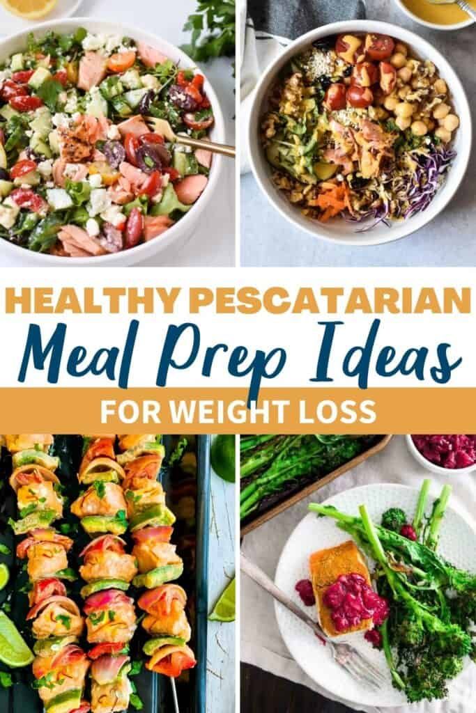 Healthy Pescatarian Meal Prep, Fish Meal Prep, Pescatarian Meal Prep, Pescatarian Meal Plan, Pescatarian Recipes Healthy, Pescetarian Diet, 1200 Calorie Diet Meal Plans, Black Bean Ground Beef, Pescatarian Meals