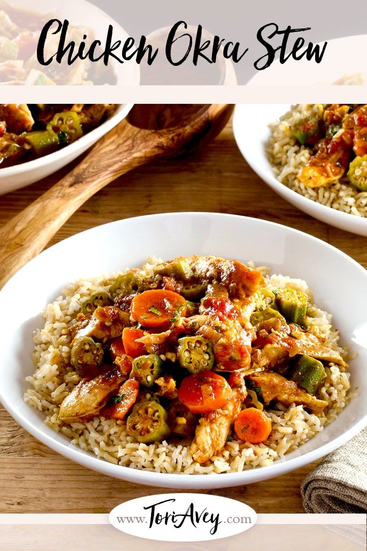 chicken and vegetable stir fry in a white bowl