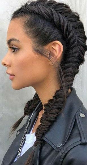 Hair Looks Best Braid Styles, Gorgeous Braids, Fishtail Braid, Olivia Culpo, Beautiful Braids, Penteado Cabelo Curto, Braided Hairstyles Easy, Teen Hairstyles