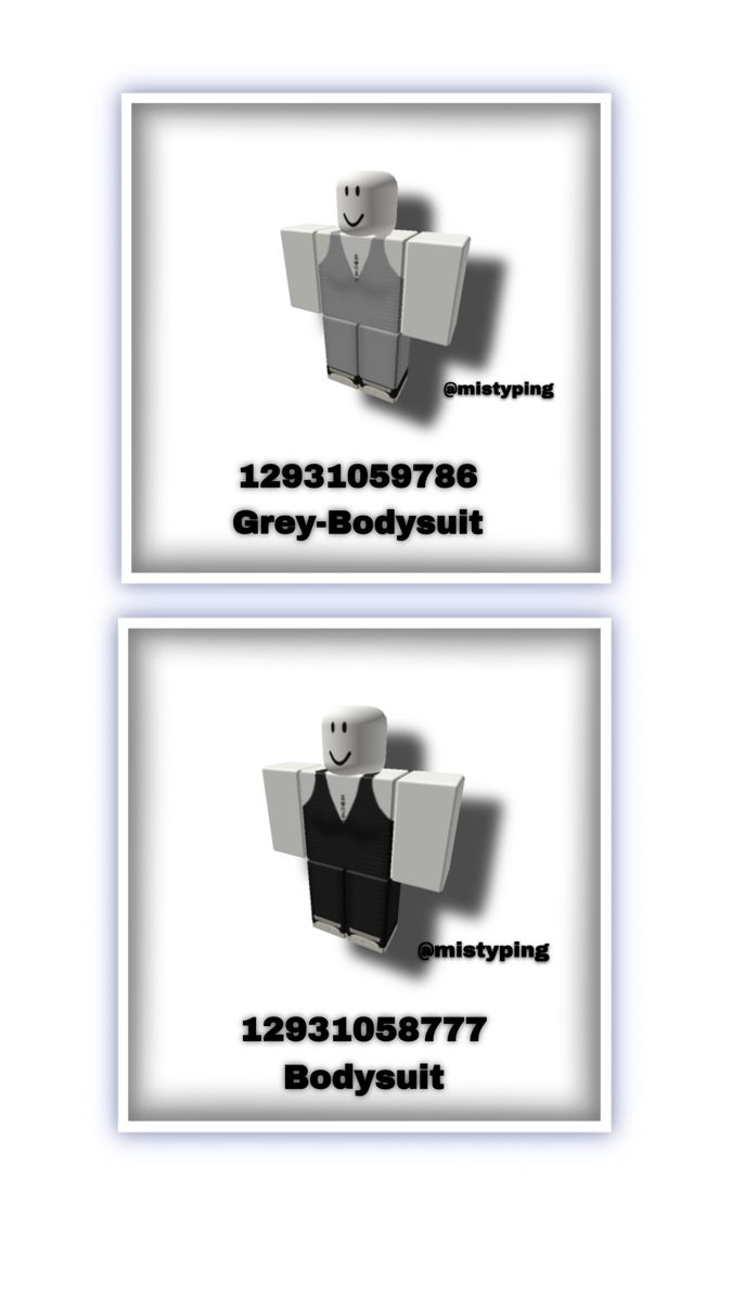 two business cards with the words gray - bodysuit and an origami man