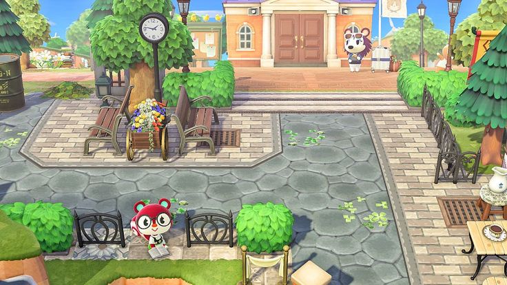 an animal crossing game is being played on the nintendo wii and it's very nice