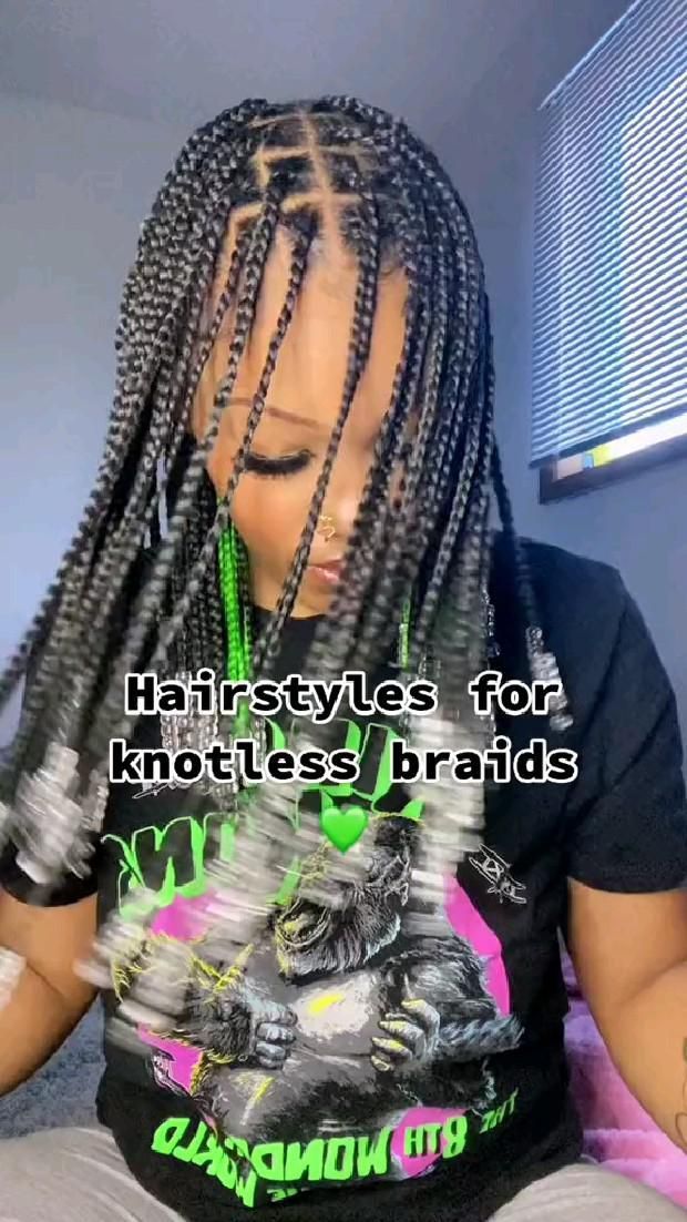 Pin on Hairstyles Short Box Braids Hairstyles, Short Box Braids, Big Box Braids Hairstyles, Box Braids Hairstyles For Black Women, Cute Braided Hairstyles, Braided Cornrow Hairstyles, Cute Box Braids Hairstyles, Quick Braided Hairstyles, Protective Hairstyles Braids