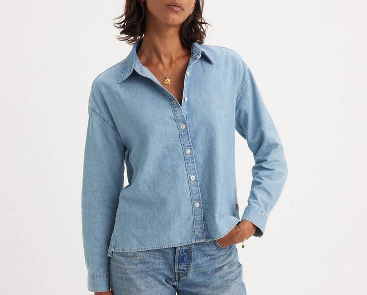 A true classic, our Odessa Long-Sleeve Shirt was designed with a timeless button-up front, dropped shoulders, a relaxed fit and side slits. A timeless button-up Cut with a relaxed fit With a button-up front Crafted from a blend of cotton and hemp Relaxed Fit Shirt For Daywear In Fall, Relaxed Fit Shirt For Fall Daywear, Fall Relaxed Fit Shirt For Daywear, Effortless Relaxed Fit Shirt With Placket, Relaxed Fit Button-up Tops For Daywear, Trendy Button-up Shirt For Everyday, Effortless Casual Tops With Button Closure, Classic Shirt With Snap Buttons In Relaxed Fit, Effortless Shirt With Relaxed Fit And Spread Collar