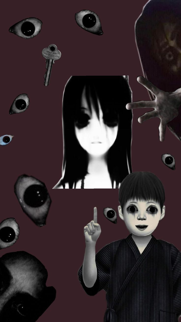 an animated image of a person holding up their hand and pointing at the eyeballs in front of them