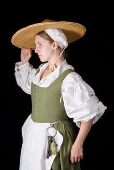 Peasant Women's Costumes on Pinterest | Straw Hats, Renaissance ... Elizabethan Dress, 16th Century Clothing, 17th Century Clothing, Medieval Garb, Medieval Costume, Period Outfit, Medieval Clothing, Italian Outfits, Historical Costume