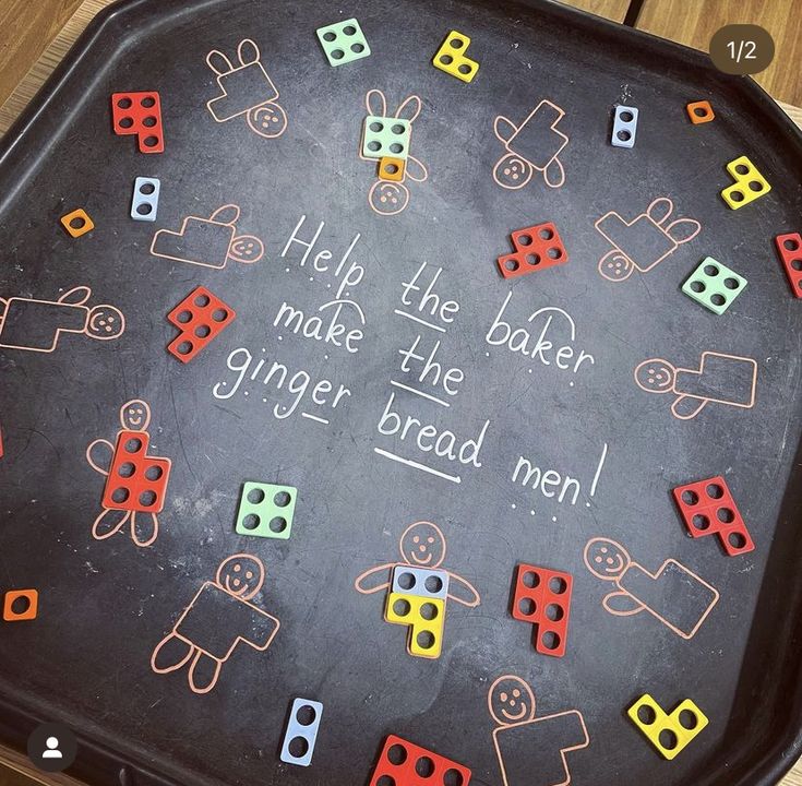 a black tray that has some writing on it