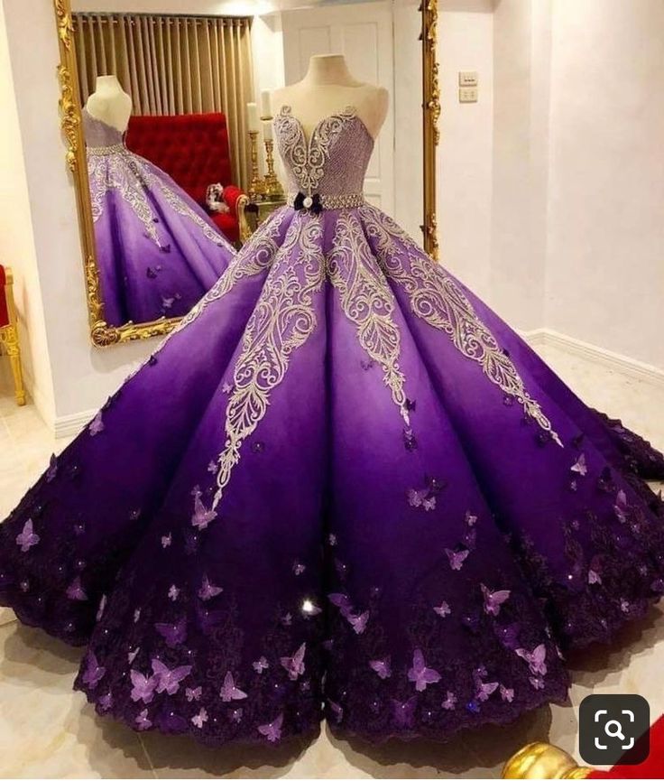 Purple Ball Gown, Purple Party Dress, Fest Outfits, Gaun Fashion, Cute Prom Dresses, Pretty Prom Dresses, فستان سهرة, Satin Prom Dress, Ball Gowns Prom