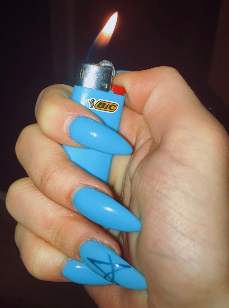 Light Baby Blue Nails Letter Designs ideas aesthetic Letter Designs Ideas, Blue Nails With Letter, Light Baby Blue Nails, Blue Nail Design, Light Blue Nail, Light Blue Nail Designs, P Letter, Letter Designs, Light Blue Nails