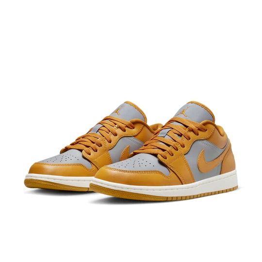 (WMNS) Air Jordan 1 Low 'Chutney' DC0774-020 - KICKS CREW Wmns Air Jordan 1, Sneaker Style, Cement Gray, Sneaker Games, Air Jordan 1 Low, Jordan 1 Low, Air Jordan 1, Chutney, Retro Inspired