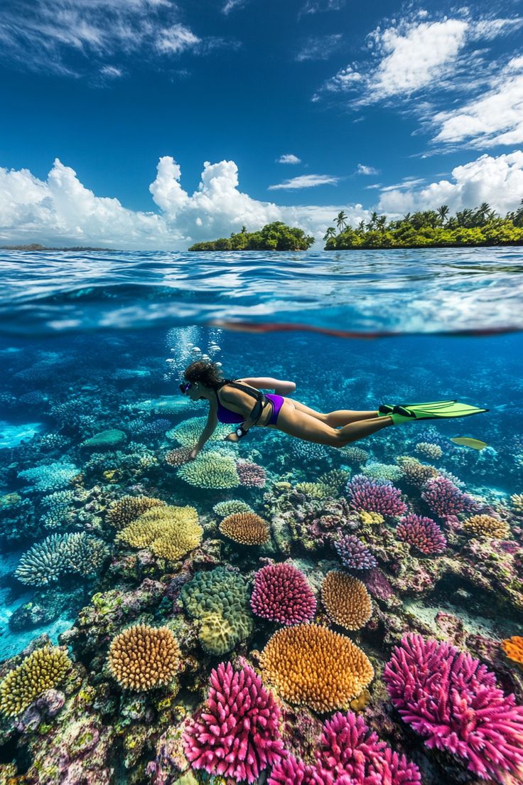 "🏝️🌺 Embark on an island adventure in Fiji! Explore crystal-clear waters, lush landscapes, and vibrant coral reefs. Swipe through our carousel for a glimpse of this tropical paradise and get inspired for your Fiji escape! 🌊✨ #Fiji #IslandAdventure #TravelInspiration" Coral Coast Fiji, Fiji Landscape, Fiji Snorkeling, Fiji Islands Aesthetic, Fiji Aesthetic, Fiji Photos, Fiji Holiday, Fiji Vacation, Fiji Airways