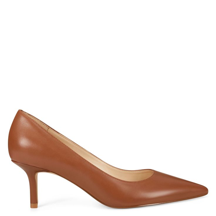 Our Arlene classically styled pumps are completed with a leg-lengthening pointy-toe design and slender 2.48" heel. Brown Pumps Heels, Everyday Heels, Comfortable Pumps, Pointy Pumps, Brown Pumps, Cinderella Shoes, Sparkle Shoes, Perfect Heels, Low Heel Pumps