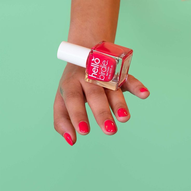 Untamed is a neon poppy. • Hello Birdie nail polishes are a highly pigmented, soft-as-silk creamy formulation, delivering even coverage with a brilliant shine. 💅✨ • 10-Free. Cruelty Free. Vegan. 🌱 • Made in California. 🌞 Nail Polishes, May 20, Birdy, Cruelty Free, Poppies, Lashes, Nail Polish, Nail Art, Neon