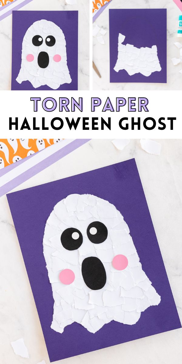 this paper ghost craft is perfect for kids to make