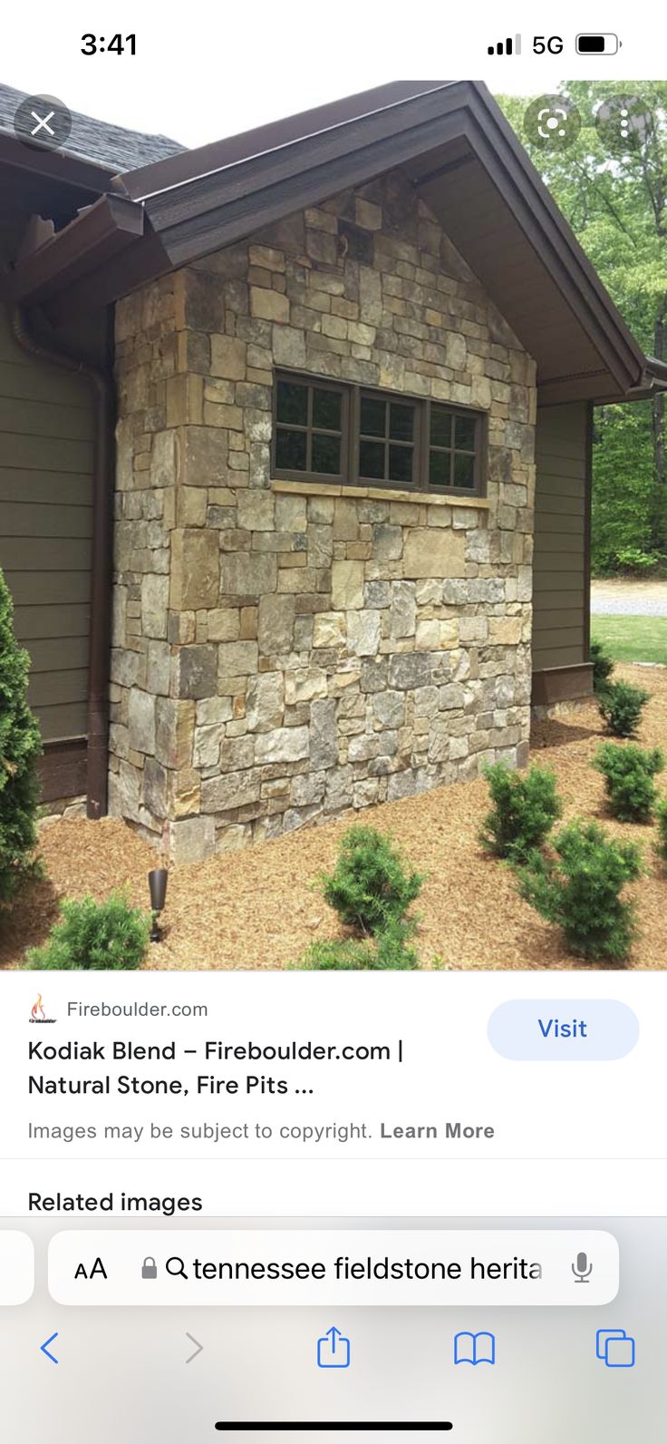 an image of a stone house on instagram