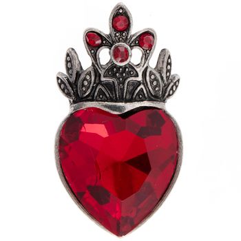 Be the princess you are with this Red Rhinestone Heart Pendant With Crown! This funky pendant features a large red heart-shaped crystal with an antique and red crystal crown on top. Add this unique pendant to a handmade necklace for a truly royal piece of jewelry!     Details:   Length: 1 1/4"  Width: 3/4"  Metal Color: Silver      Package contains 1 pendant. Crystal Heart Pendant, Jewelry Charms Pendants, Lobby Design, Turtle Pendant, Print Coupons, Crystal Crown, Rhinestone Heart, Fabric Bolts, Red Rhinestone