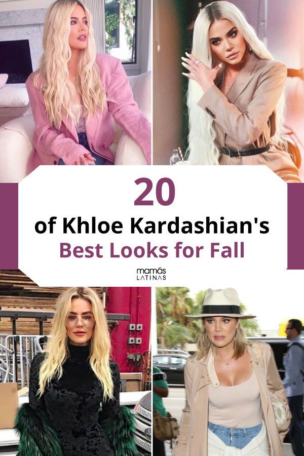 the cover of khle kardashan's best looks for fall