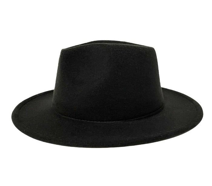 DOPE HATS CLASSIC - BLACK Dope Hats Classic, one of our best sellers, is a classic stiff brim fedora style hat that is tailored from a blend of wool and polyester. Offered in a variety that is sure to suit every need with a palette ranging from bold and bright to soft and low-key. Available in size Medium 56-58cm and Large 58-60cm with an adjustable strap to ensure your hat is a perfect fit. Removable headband FREE shipping on every order Packaged with care - unlike the competitors, our hats are Classic Black Fedora Panama Hat, Classic Black Panama Hat, Classic Black Flat Brim Fedora, Classic Black Flat Cap Felt Hat, Classic Black Fedora For Fall, Casual Black Flat Cap Felt Hat, Black Fitted Classic Panama Hat, Fitted Black Classic Panama Hat, Classic Black Fitted Panama Hat