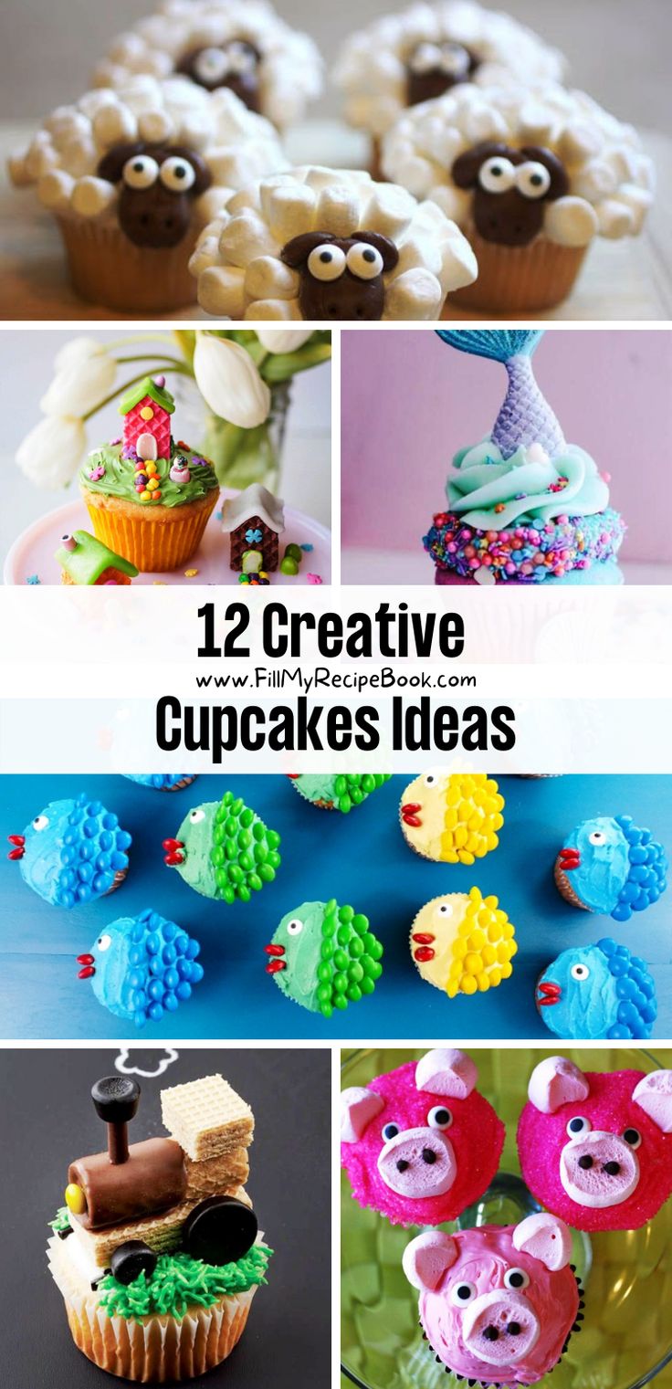 twelve creative cupcake ideas for kids to make