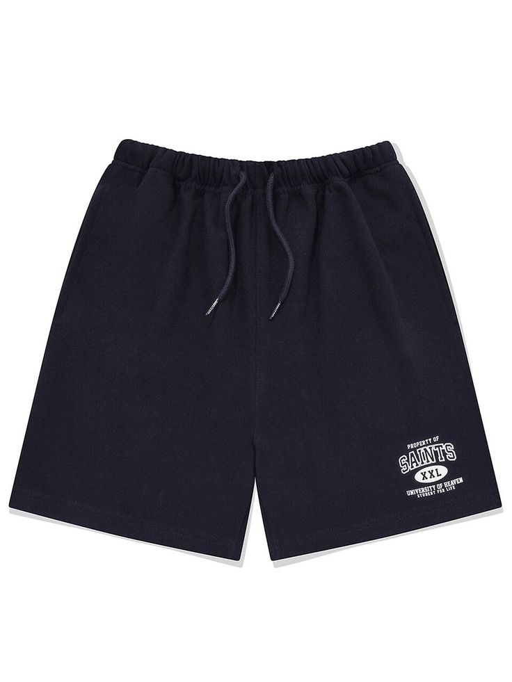 These are comfortable banding sweat shorts featuring retro mood varsity graphic. Wear yours for casual daily wear. - Elasticated drawstring waistband- Two front on-seam pockets- One back patch pocket with point logo label- Loose fit- Tentar and tumble finish to minimize distortion after wash Logo Label, Sweat Shorts, Back Patch, Drawstring Waistband, Athletic Shorts, Short Pants, Patch Pocket, Daily Wear, Loose Fitting