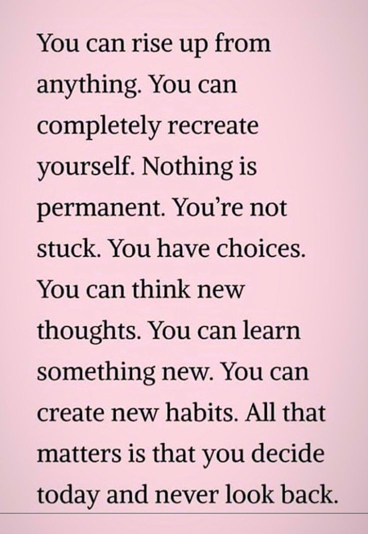 a pink background with the words you can rise up from anything you can completely receive yourself nothing is permanent