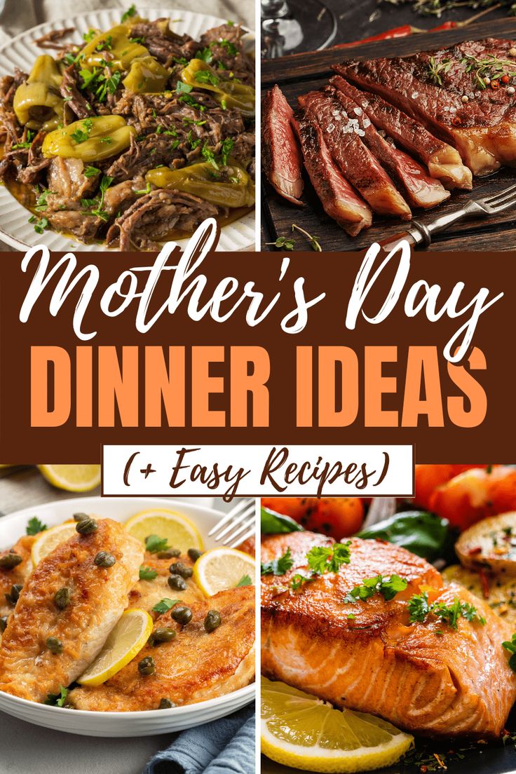 mother's day dinner ideas and easy recipes