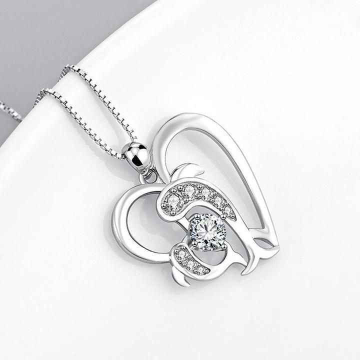 SKU#:JU075NLNecklaceInformationMetal: 925 Sterling SilverStone Color:WhiteStone Type:SapphireChain Length: 40cm+0.8mmPendant Size: 24.9*21.5mmWeight: 5.22gPlating Color: SilverTheme: Animal*Customized service of this item is available. please contact our customer service to place orders. Please notice that: the change of the stone color and plating color is available while the material of gemstones and metal cannot be accepted.*All stone weights (CT.) are approximate and listed as diamond equiva Elegant Silver Birthstone Necklace For Mom, Elegant Silver Birthstone Necklace As Gift For Mom, Elegant Necklace With Diamond Accents For Mom, Diamond White Cubic Zirconia Necklaces For Mother's Day, Silver Birthstone Necklace For Anniversary With Clavicle Chain, Diamond White Birthstone Necklace In Cubic Zirconia, Diamond White Cubic Zirconia Birthstone Necklace, White Gold Pendant Birthstone Necklace For Mother's Day, Elegant Silver Necklace Gift For Mom