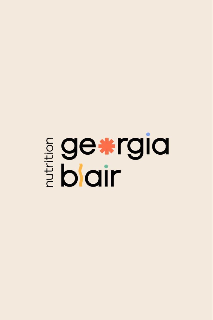 the logo for gergia bar is shown in black and white, with an orange flower